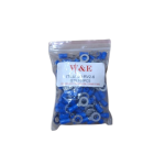 سر سیم حلقوی 2 سوراخ 4 آبی