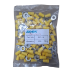 سر سیم 6 سوراخ 6 حلقوی زرد