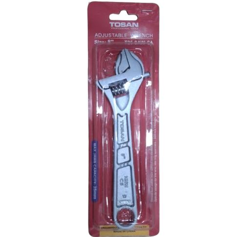 آچار فرانسه 8 اینچ مارک توسن استیل