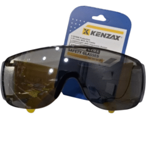 عینک ایمنی بغل کرکره دودی عینک ایمنی مارک کنزاکس