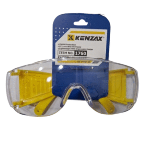 عینک ایمنی بغل کرکره سفید مدل 1760 مارک کنزاکس